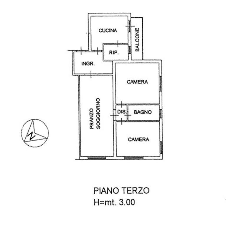 Villa immobiliare Forlì - APPARTAMENTO riferimento 2051